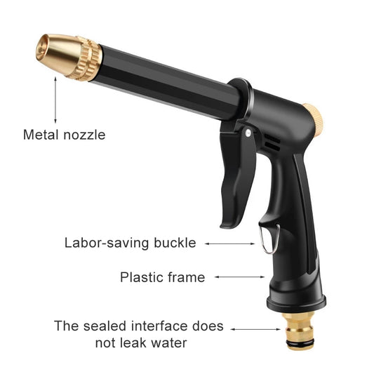 High-Pressure Water Gun – Heavy-Duty Car Wash Spray Nozzle for Cleaning Machines & Vehicles
