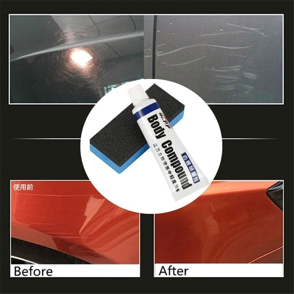 Car Wax & Body Compound Paste Set – Scratch Remover & Polishing Kit for Auto Detailing