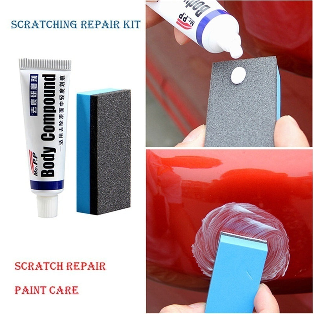 Car Wax & Body Compound Paste Set – Scratch Remover & Polishing Kit for Auto Detailing