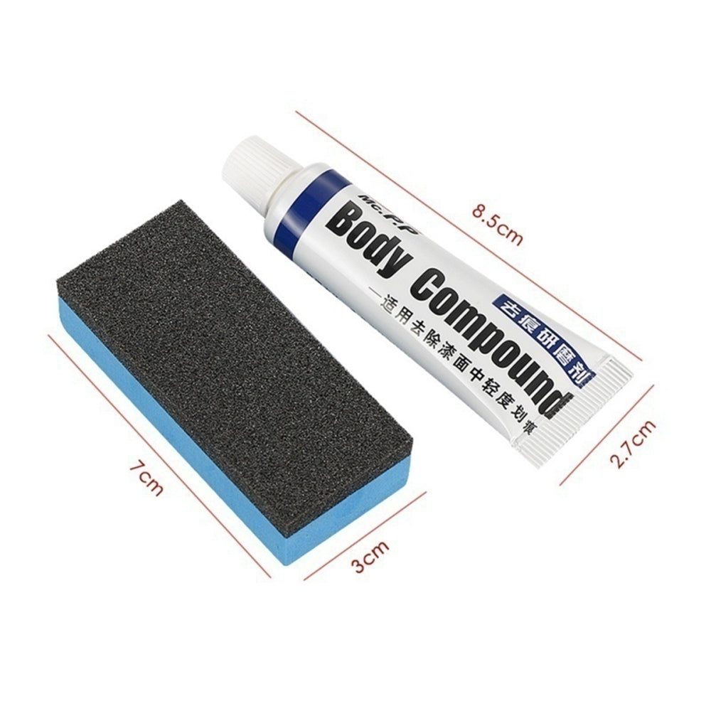 Car Wax & Body Compound Paste Set – Scratch Remover & Polishing Kit for Auto Detailing
