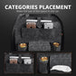 Auto Car Seat Back Organizer | Foldable Multi-Pocket Storage Bag for Interior Organization