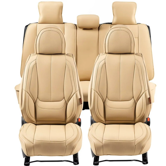 Universal Faux Leather Car Seat Covers – Full Set with Enclosed Design