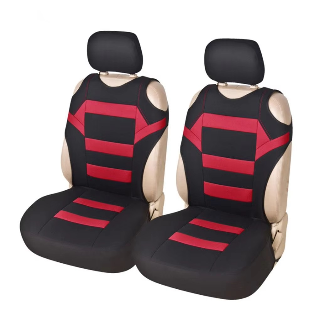 2-Piece Universal Car Seat Covers – Mesh & Sponge T-Shirt Design