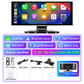 4K Dash Cam with Wireless CarPlay 10/11.26"