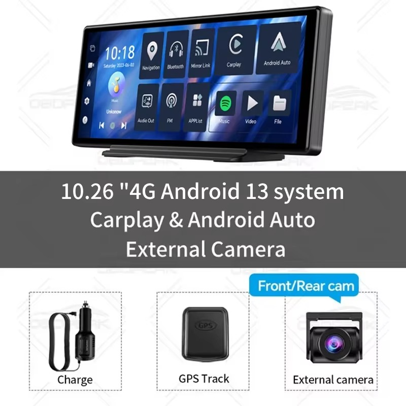 OBDPEAK T30 10.26” Android 13 AI Dash Cam