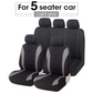 5PCS Universal Car Seat Covers Set