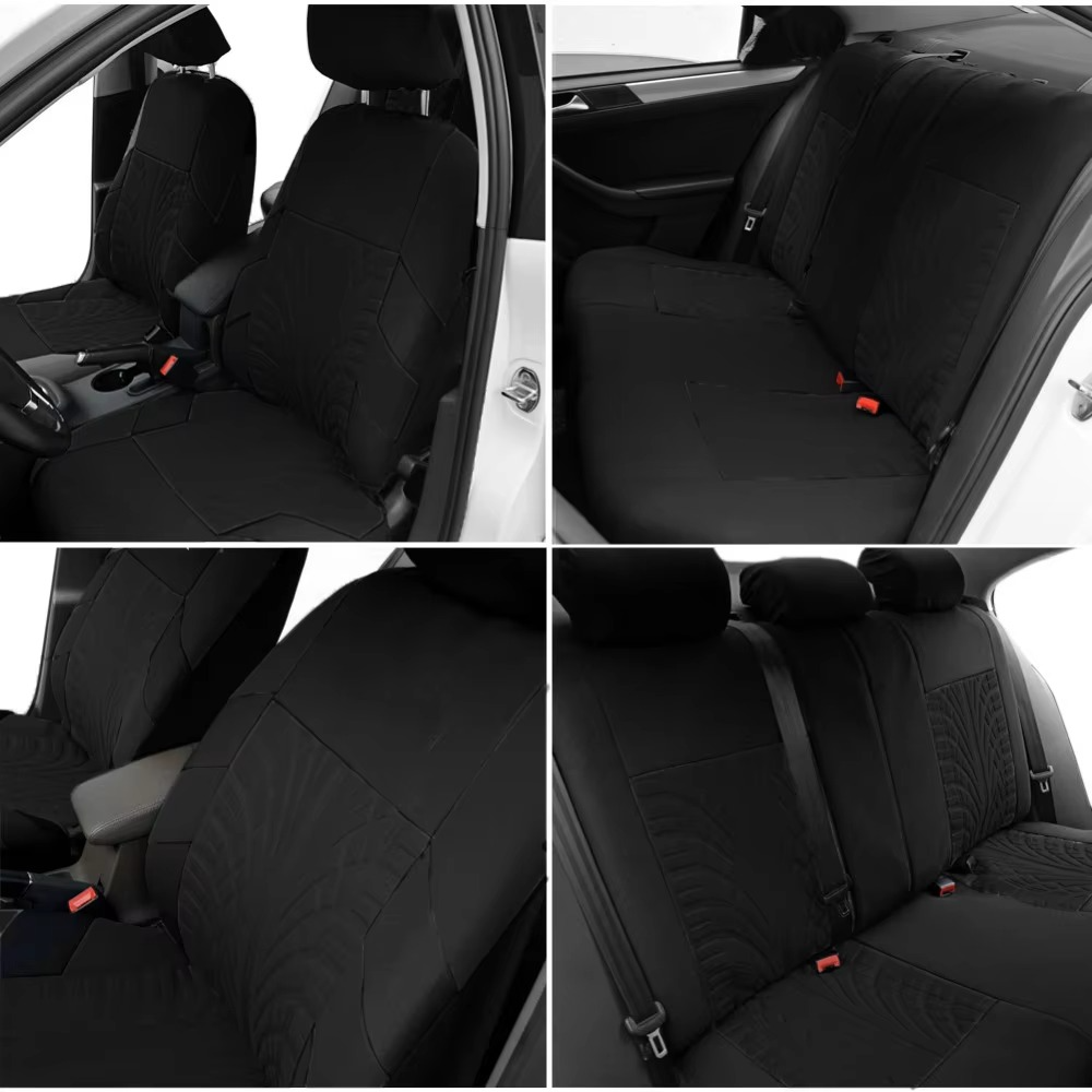 Brand Embroidery Car Seat Covers Set – Universal Fit