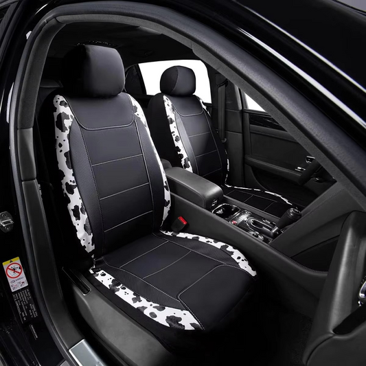 Cow Texture PU Leather Car Seat Covers – Universal Fit