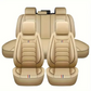 Universal 5-Seat Faux Leather Car Seat Covers Full Set & Waterproof
