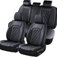 5-Seat Universal Car Seat Covers – Breathable Fabric & Leather