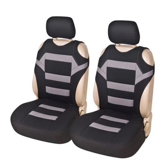 2-Piece Universal Car Seat Covers – Mesh & Sponge T-Shirt Design