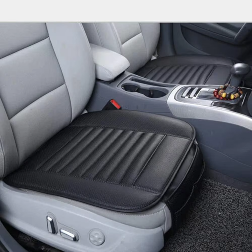 Four Seasons PU Leather Car Seat Cushion – Universal Fit