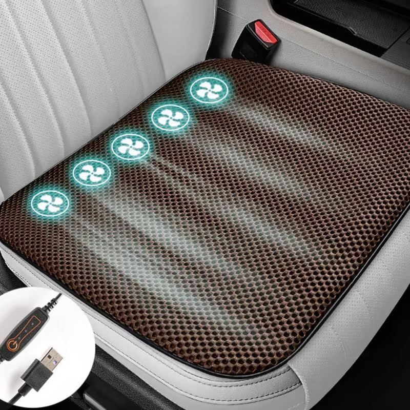 Car Seat Cooling Cushion Pad – USB Powered, Universal Fit