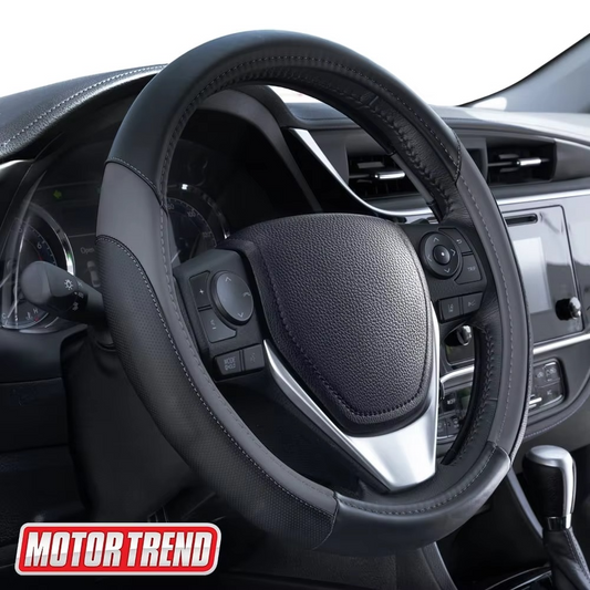 Sport Drive Perforated Leather Steering Wheel Cover