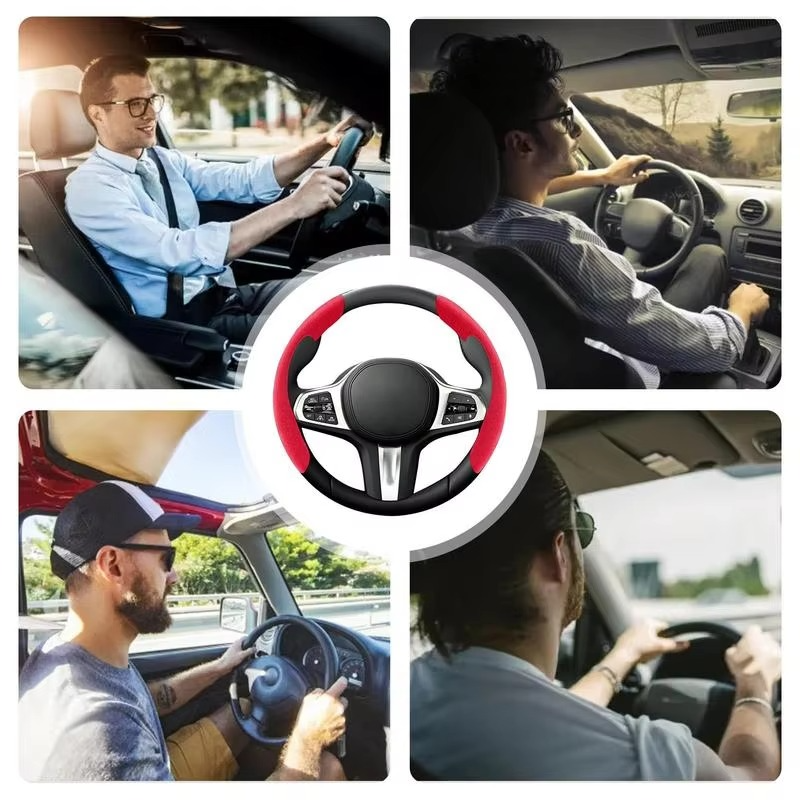 Soft Steering Wheel Cover Set – Anti-Slip & Cozy Grip