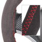 DIY Hand-Sewing Carbon Fiber Leather Steering Wheel Cover  Universal Fit