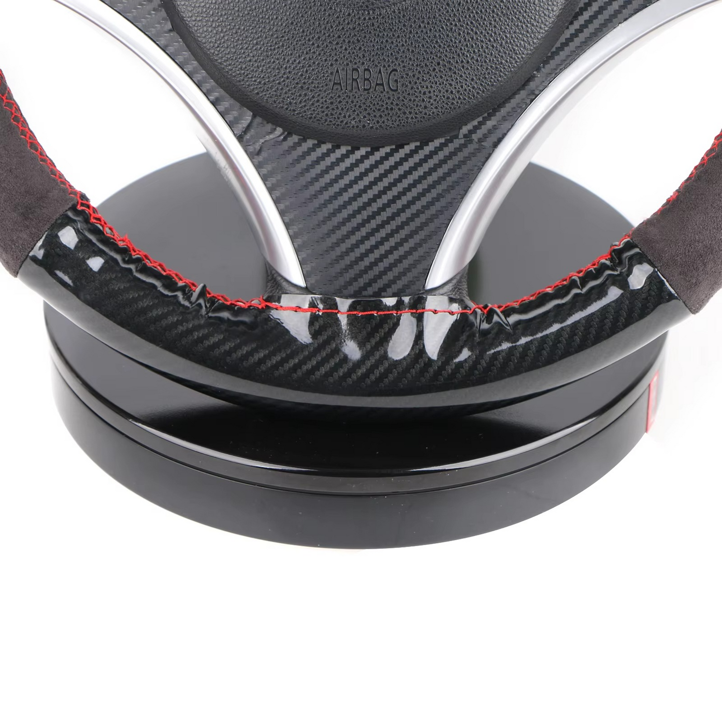 DIY Hand-Sewing Carbon Fiber Leather Steering Wheel Cover  Universal Fit