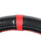 DIY Hand-Sewing Carbon Fiber Leather Steering Wheel Cover  Universal Fit