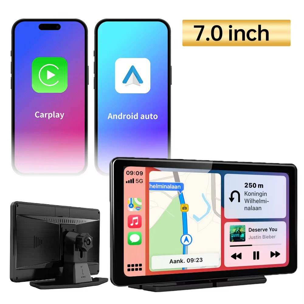 7" CarPlay  Wireless Android Auto + Backup Camera