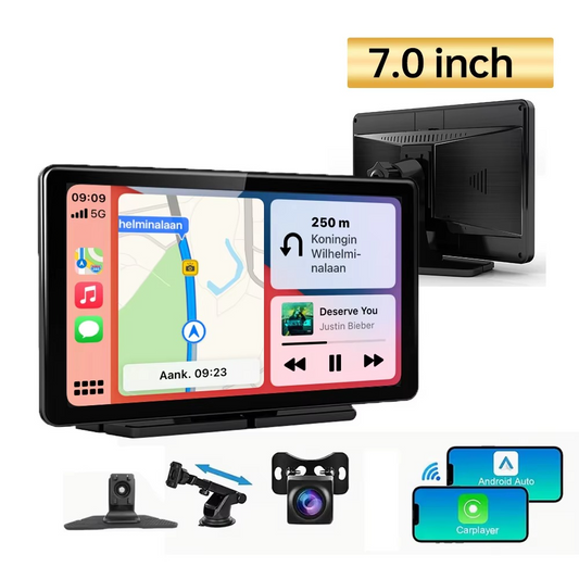 7" CarPlay  Wireless Android Auto + Backup Camera