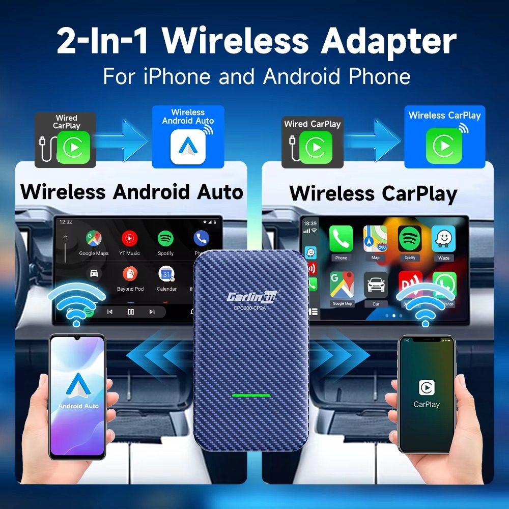 CarlinKit 4.0 – Wireless CarPlay & Android Auto Adapter