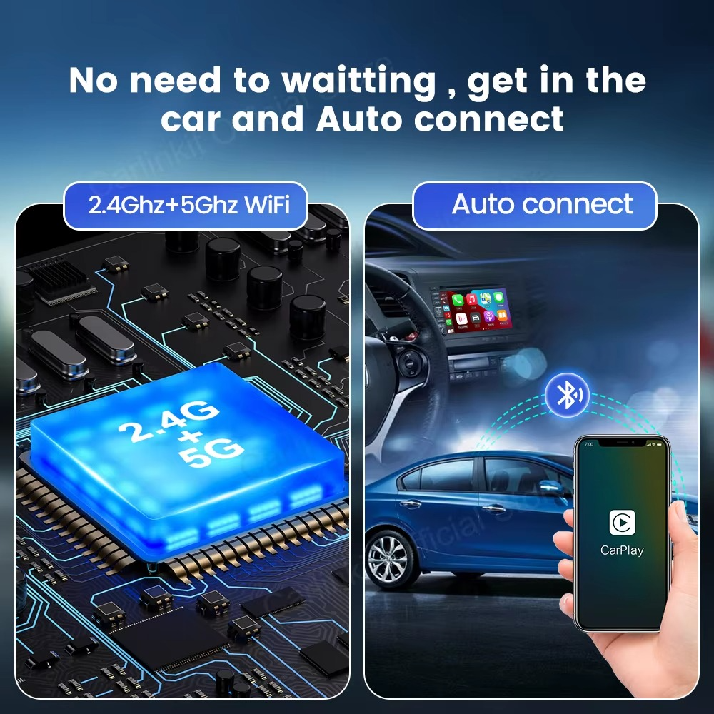 CarlinKit 4.0 – Wireless CarPlay & Android Auto Adapter