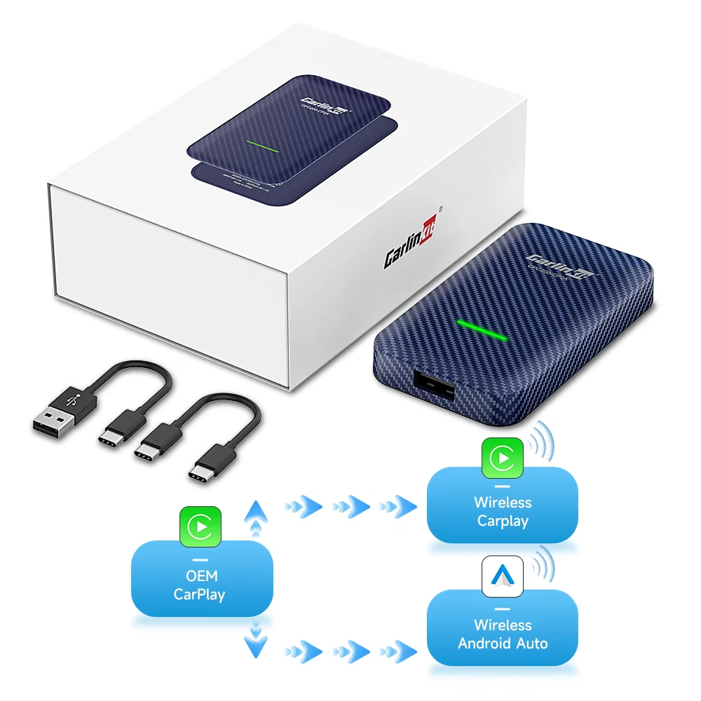 CarlinKit 4.0 – Wireless CarPlay & Android Auto Adapter