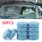 30Pcs Windshield Glass Cleaner Tablets – Compact Effervescent Car Cleaning Accessory